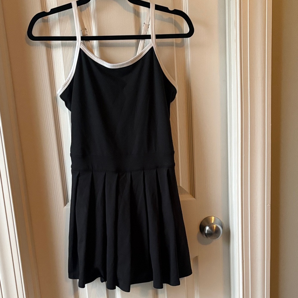 Black and White Sleeveless Romper